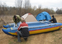 Сплав на катамаране